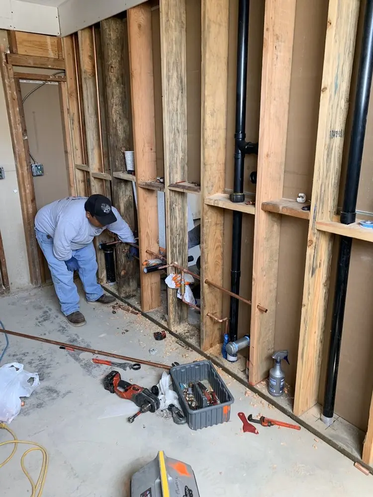 Commercial rough-in plumbing for Gas Line Repair in Highland Avenue